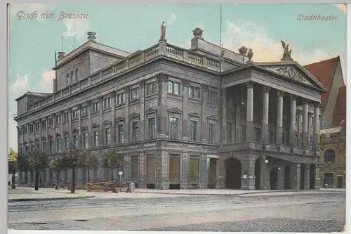 (88108) AK Breslau (Wrocław), Stadttheater 1905