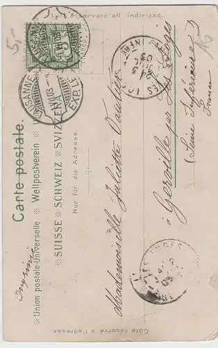 (75850) AK Aargau, Frau in Tracht, 1903