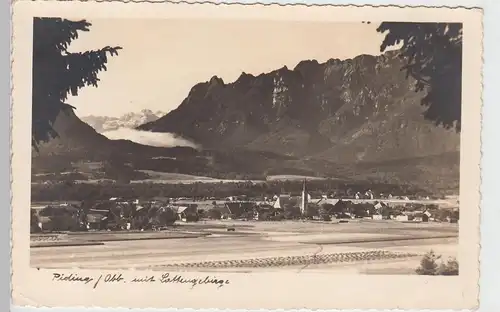 (87882) AK Piding, Obb., Panorama, Lattengebirge 1941