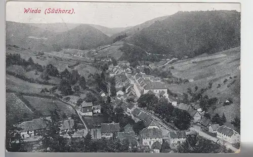 (87873) AK Wieda, Südharz, Panorama 1944