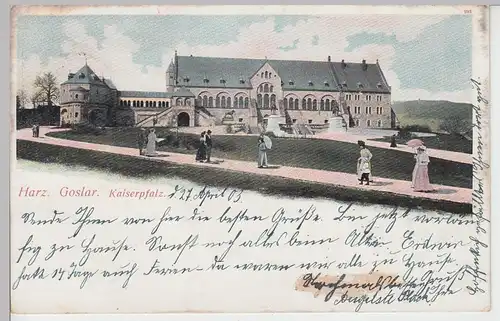 (87820) AK Goslar, Kaiserpfalz 1903
