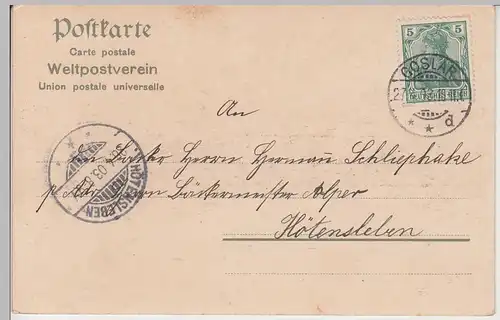 (87820) AK Goslar, Kaiserpfalz 1903