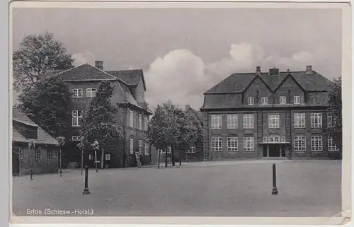 (87803) AK Erfde, Schule, 1946