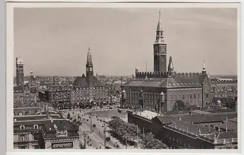 (87622) AK Kopenhagen, København, Rådhuspladsen 1938