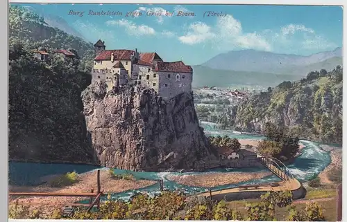 (87607) AK Ritten, Schloss Runkelstein, Gries, Bozen, vor 1945