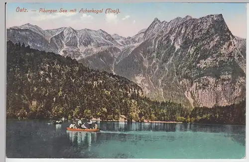 (87591) AK Oetz, Tirol, Piburger See, Acherkogel, um 1912
