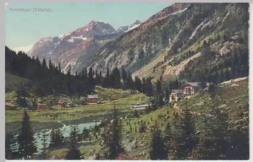 (87576) AK Breitlahner, Zillertal, vor 1945