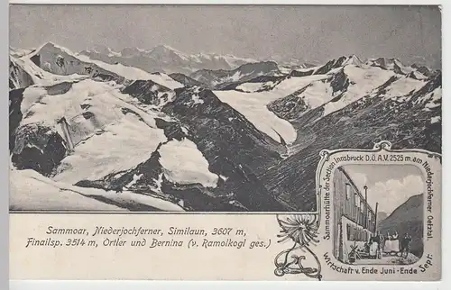 (87560) AK Samoar, Niederjochferner, Similaun, vor 1945