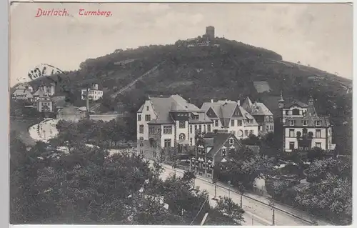 (87427) AK Durlach, Turmberg, 1910