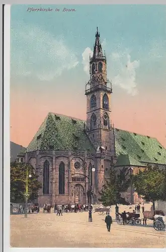 (87333) AK Bozen, Bolzano, Pfarrkirche, 1917