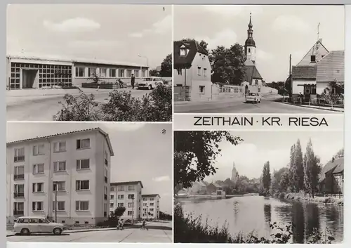 (87150) AK Zeithain, Mehrbildkarte 1978