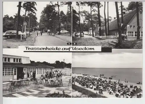 (87078) AK Trassenheide auf Usedom, Mehrbildkarte 1985