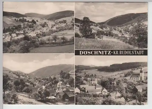 (86958) AK Döschnitz, Mehrbildkarte 1973