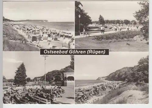 (86891) AK Göhren auf Rügen, Mehrbildkarte 1982