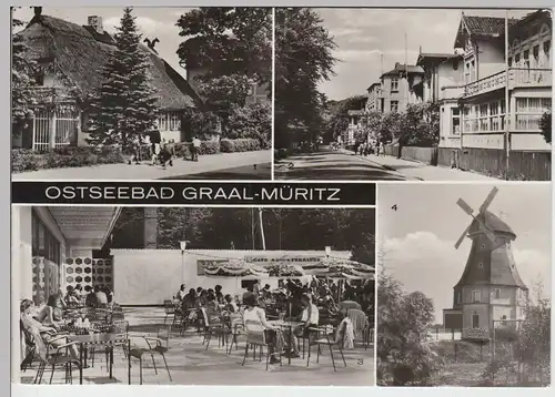 (86868) AK Graal-Müritz, Mehrbildkarte 1981