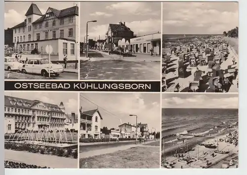 (86722) AK Ostseebad Kühlungsborn, Mehrbildkarte 1975