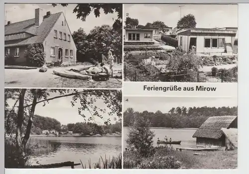 (86685) AK Mirow, Mehrbildkarte 1985