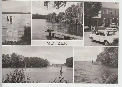 (86680) AK Motzen, Mehrbildkarte 1984