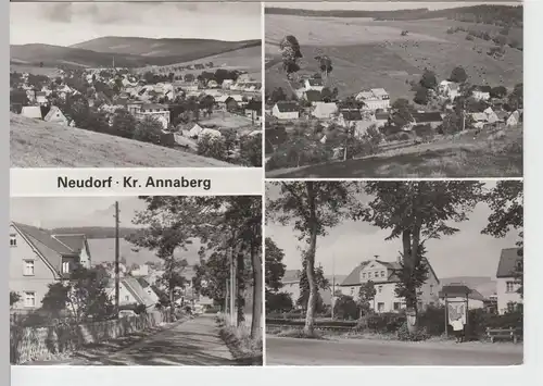 (86676) AK Neudorf im Erzgebirge, Mehrbildkarte 1985