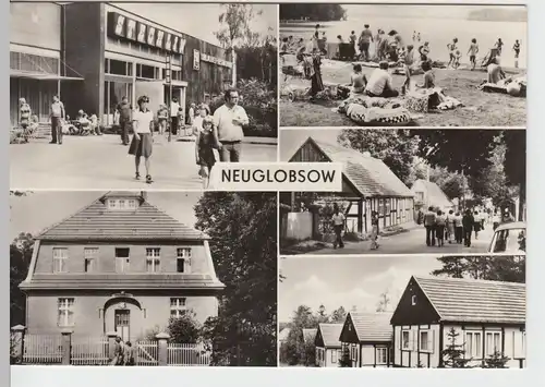 (86672) AK Neuglobsow, Mehrbildkarte 1978