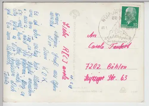 (86627) AK Zittauer Gebirge, Kurort Oybin, Mehrbildkarte 1967