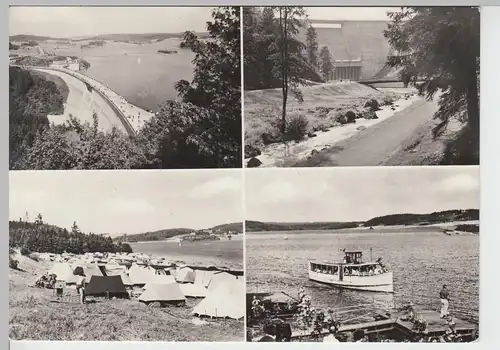 (86615) AK Talsperre Pöhl bei Plauen, Mehrbildkarte 1976
