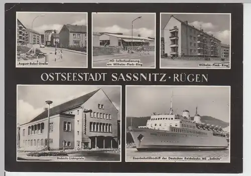 (86571) AK Saßnitz, Mehrbildkarte 1966