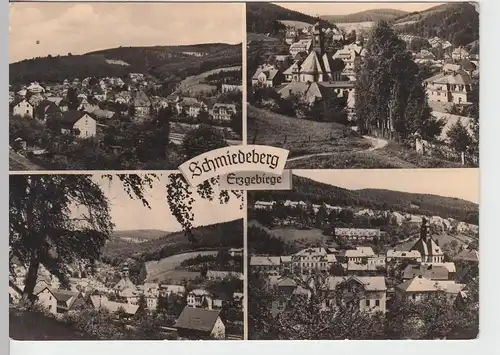 (86556) AK Schmiedeberg (Erz.), Mehrbildkarte 1963