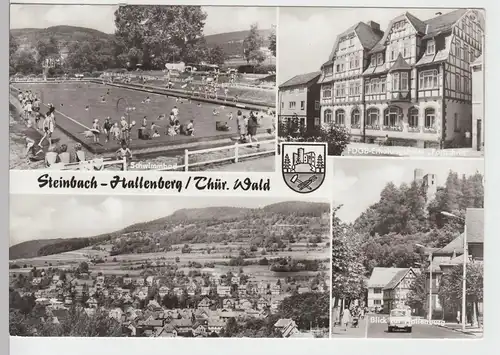 (86532) AK Steinbach Hallenberg, Mehrbildkarte 1981