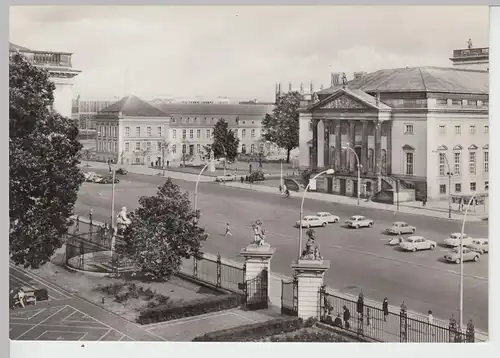 (86243) AK Berlin DDR, Deutsche Staatsoper und Operncafé 1965