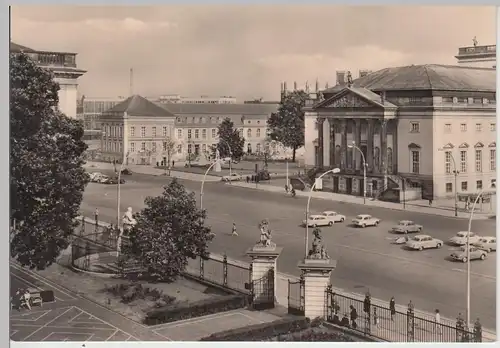 (86223) AK Berlin DDR, Deutsche Staatsoper und Operncafé 1964