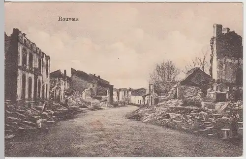 (85935) AK Rouvers?, Rouveis?, 1. WK, zerstörter Ort 1914-18