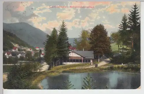 (85877) AK Lambrecht, Schützenhaus, Anlage 1911