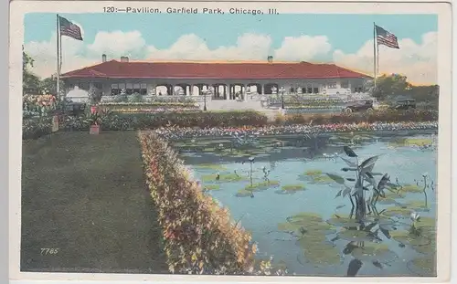 (85610) AK Chicago, Pavilion, Garfield Park, um 1927
