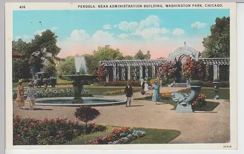 (85602) AK Chicago, Pergola, Washington Park, um 1927