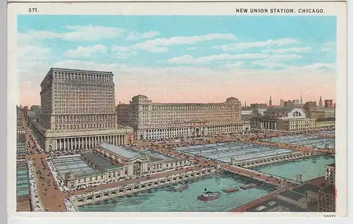 (85597) AK Chicago, New Union Station, um 1927