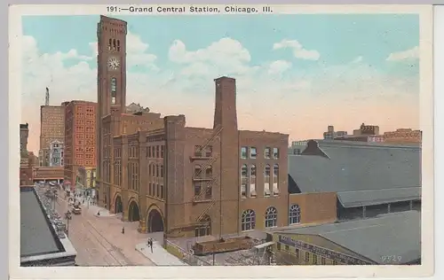 (85596) AK Chicago, Grand Central Station, um 1927
