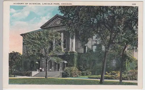 (85583) AK Chicago, Academy of Sciences, Lincoln Park, um 1927
