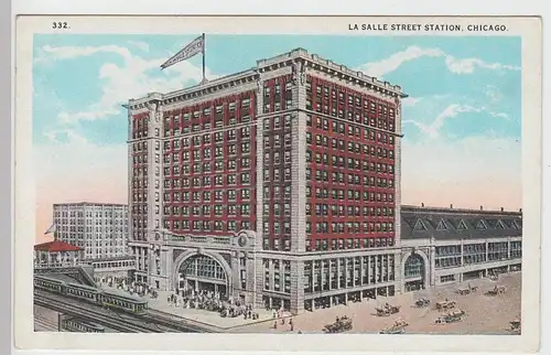 (85580) AK Chicago, La Salle Street Station, um 1927