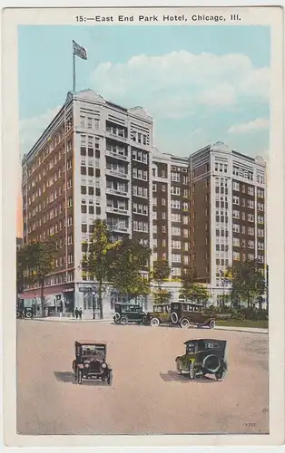 (85576) AK Chicago, East End Park Hotel, 1927