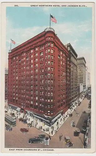 (85564) AK Chicago, Great Northern Hotel, Jackson Boulevard, um 1927