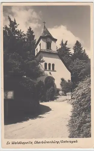 (85481) AK Oberbärenburg, Osterzgeb., Waldkapelle 1959