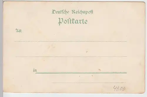 (85301) AK Gruss aus Dortmund, Mehrbild Litho um 1900