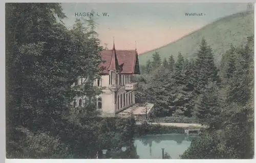 (85273) AK Hagen i.W., Waldlust, 1906