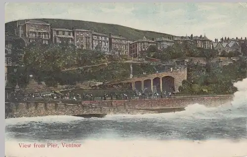 (85088) AK Ventnor, view from pier, vor 1945