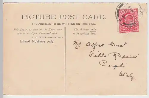 (85083) AK Inverness, Cathedral and Castle from the Ness, 1904