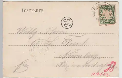 (84962) AK Wildfütterung bei St. Bartholomä 1905