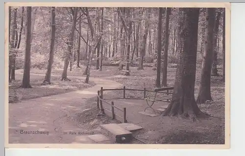 (84679) AK Braunschweig, Im Park Richmond, 1915