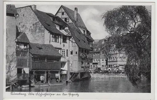 (84561) AK Nürnberg, Fischerhäuser an der Pegnitz 1943