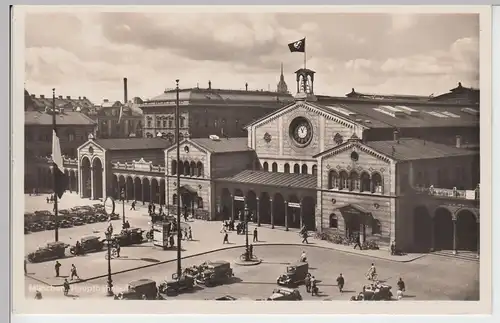 (84553) AK München, Hauptbahnhof 1935